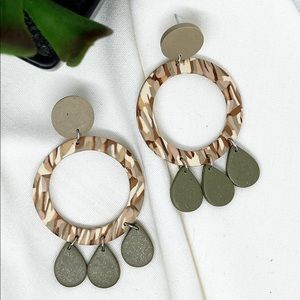 Handmade polymer Clay Earrings